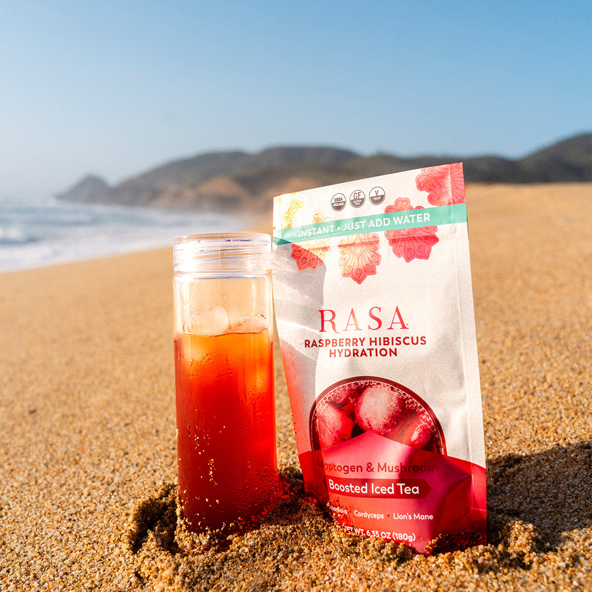 Raspberry Hibiscus Hydration 6 oz - Just Add Water!